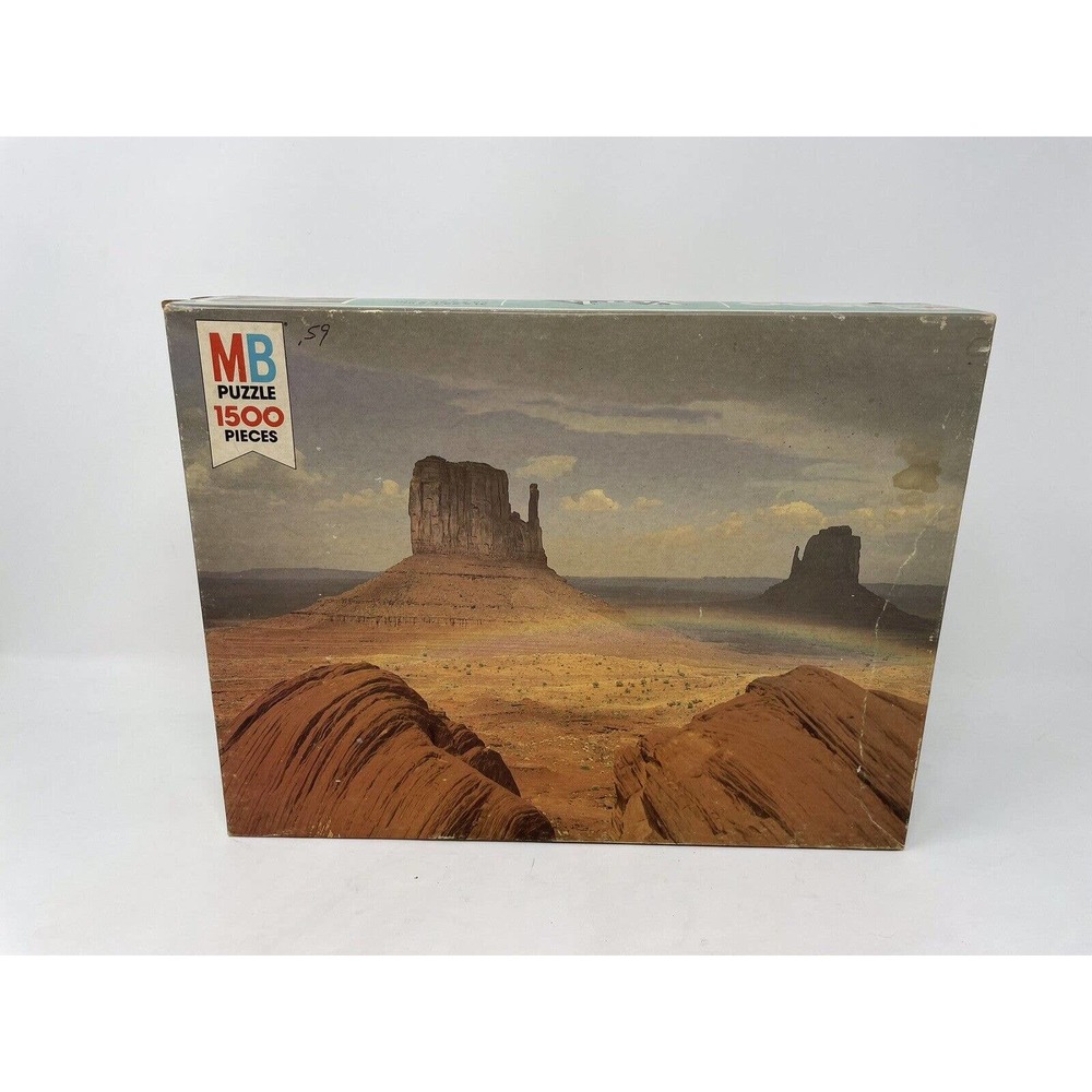 NEW Vintage 1978 Milton Bradley 1500 York Piece Puzzle Monument Valley Arizona